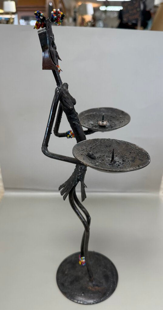 MCM BRUTALIST HANDMADE METAL SCULPTURE