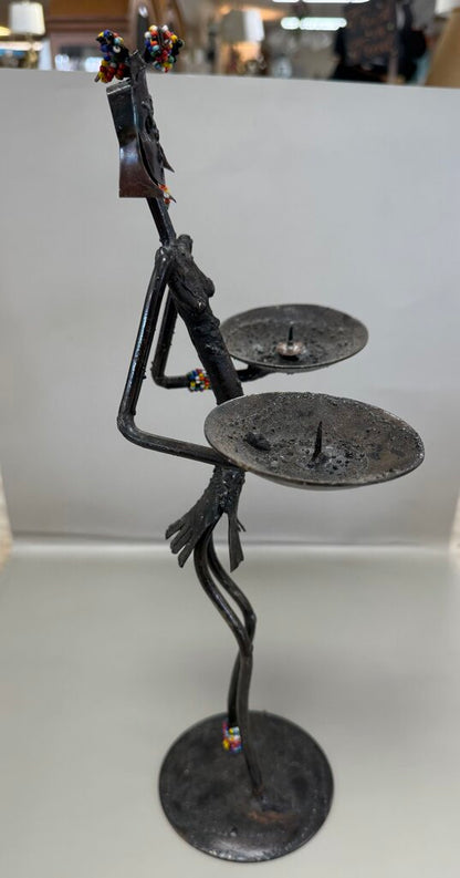 MCM BRUTALIST HANDMADE METAL SCULPTURE