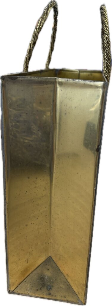 MCM BRASS SHOPPING BAG MAGAZINE HOLDER