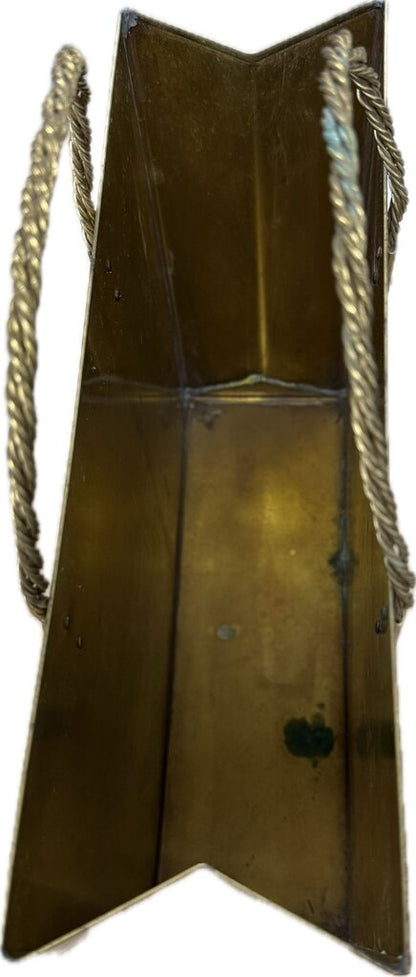MCM BRASS SHOPPING BAG MAGAZINE HOLDER