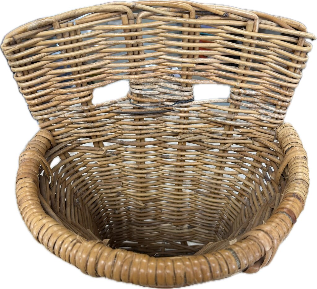 ANTIQUE FRENCH ENGLISH COUNTRY GRAPE HOD PICKERS BACK PACK BASKET BASKET