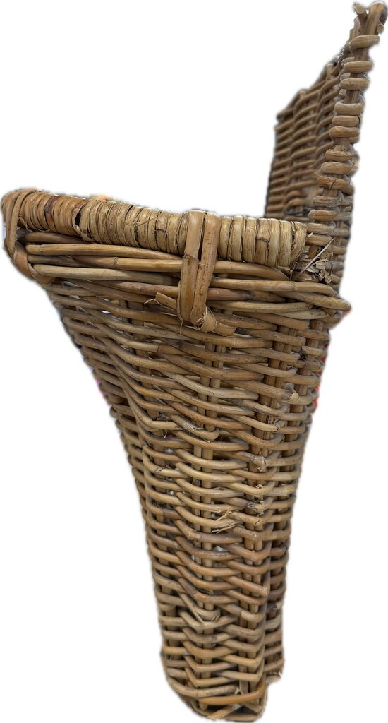 ANTIQUE FRENCH ENGLISH COUNTRY GRAPE HOD PICKERS BACK PACK BASKET BASKET