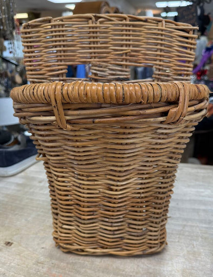 ANTIQUE FRENCH ENGLISH COUNTRY GRAPE HOD PICKERS BACK PACK BASKET BASKET