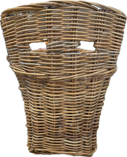 ANTIQUE FRENCH ENGLISH COUNTRY GRAPE HOD PICKERS BACK PACK BASKET BASKET