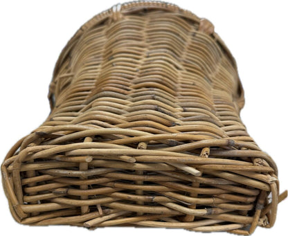 ANTIQUE FRENCH ENGLISH COUNTRY GRAPE HOD PICKERS BACK PACK BASKET BASKET