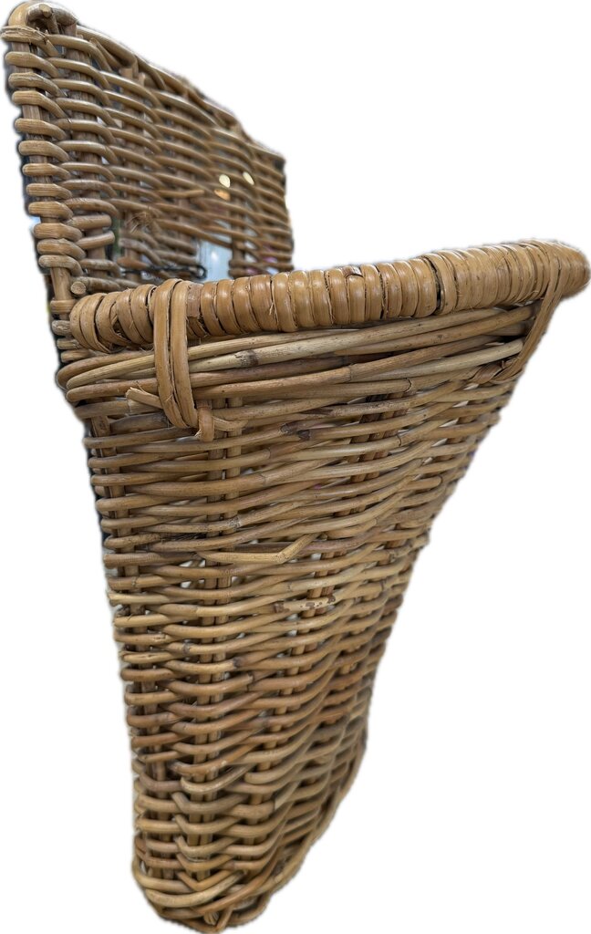 ANTIQUE FRENCH ENGLISH COUNTRY GRAPE HOD PICKERS BACK PACK BASKET BASKET