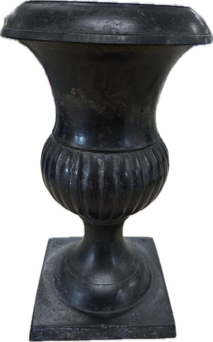 VINTAGE BRASS URN STYLE PLANT HOLDER