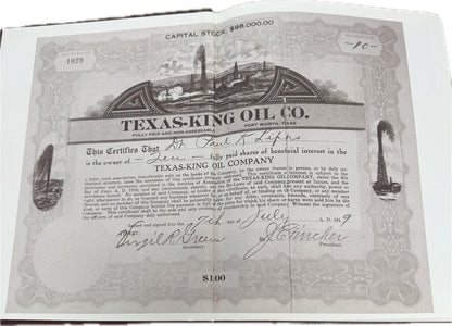 OIL LEGENDS OF FORT WORTH HARD COVER