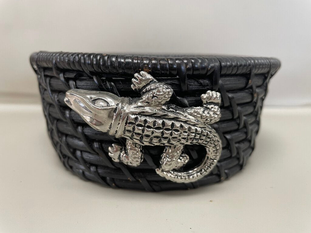 ALLIGATOR COASTER SET BLACK