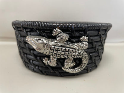 ALLIGATOR COASTER SET BLACK