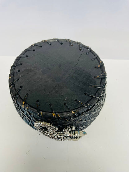 ALLIGATOR COASTER SET BLACK