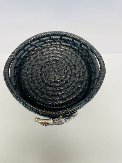 ALLIGATOR COASTER SET BLACK