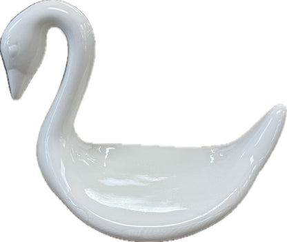 VINTAGE CERAMIC SWAN HAND TOWEL/SOAP DISH