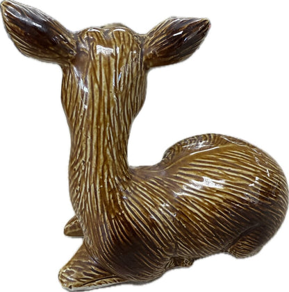 VINTAGE CERAMIC DEER MADE IN BRAZIL
