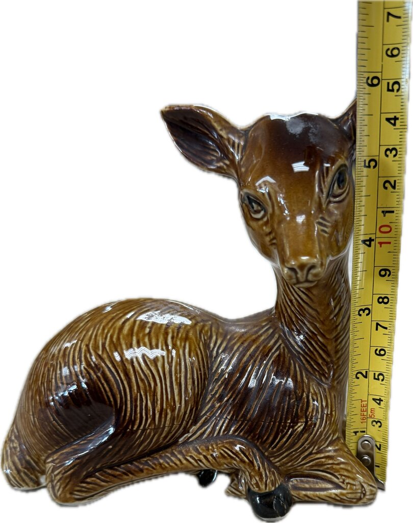 VINTAGE CERAMIC DEER MADE IN BRAZIL