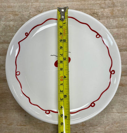 WILLIAMS SONOMA CHRISTMAS PLATES SET OF 4