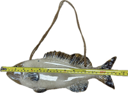 BROWN CERAMIC FISH