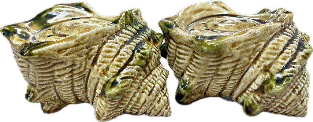 CONCH SHELL SALT AND PEPPER SHAKERS