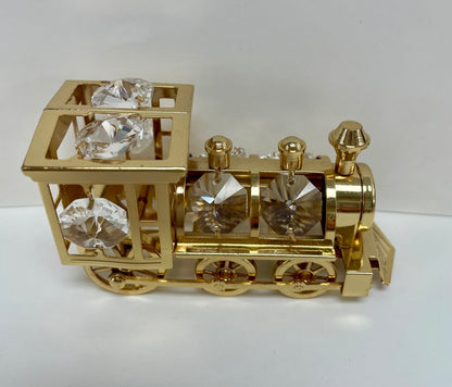 SWAROVSKI TRAIN ORNAMENT 3.25"x1.34"
