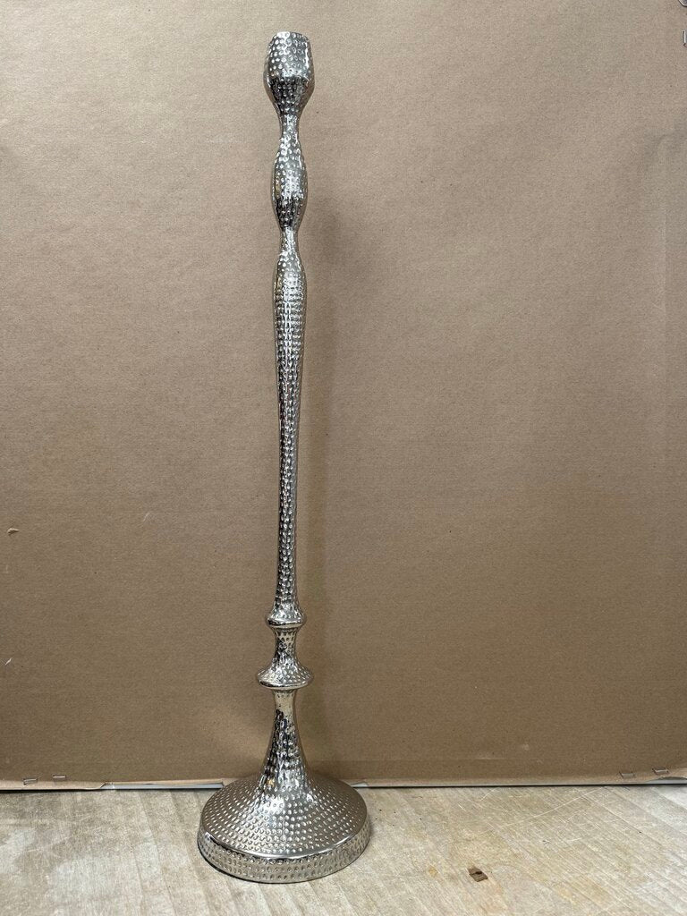 Brutalist Aluminum Candlestick Holder designed by Gunther Lambert, Germany 1970s SET OF 2