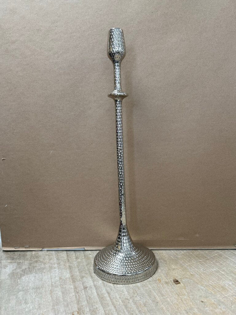 Brutalist Aluminum Candlestick Holder designed by Gunther Lambert, Germany 1970s SET OF 2