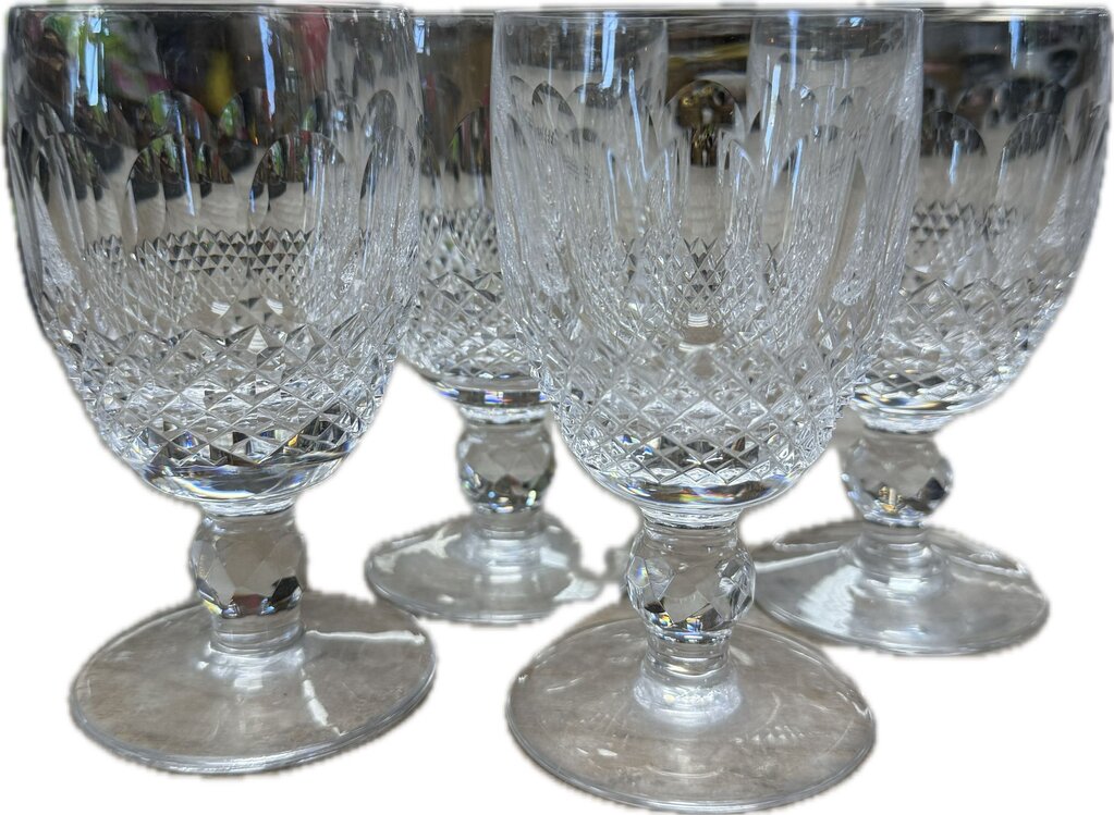 WATERFORD CRYSTAL COLLEEN WINE GLASSES SET OF 4