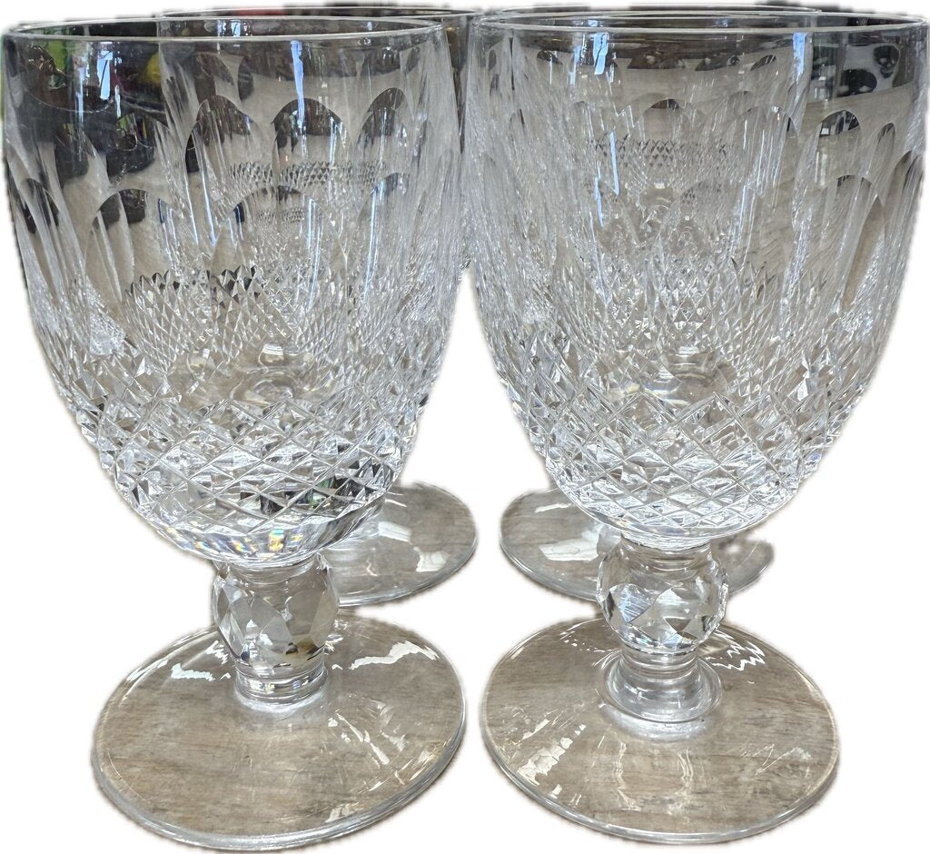 WATERFORD CRYSTAL COLLEEN WINE GLASSES SET OF 4