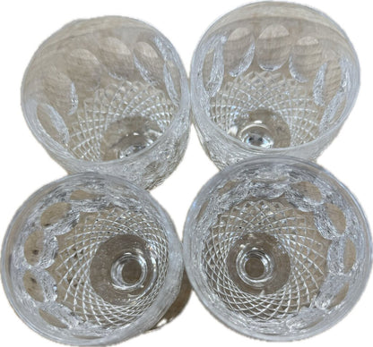 WATERFORD CRYSTAL COLLEEN WINE GLASSES SET OF 4