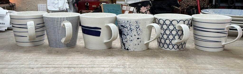 ROYAL DOULTON PACIFIC MUG CUPS SET OF 6