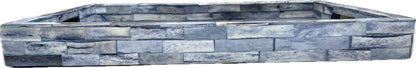 BLUE BONE INLAY SERVING TRAY