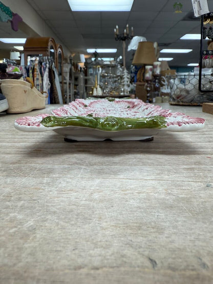JAY WILLFRED STRAWBERRY CERAMIC TRAY 16"x6"