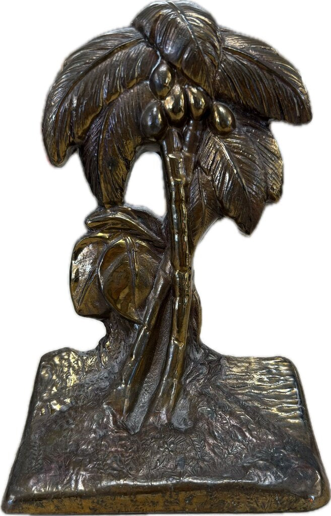 1940S MCM PALM TREE BOOKEND