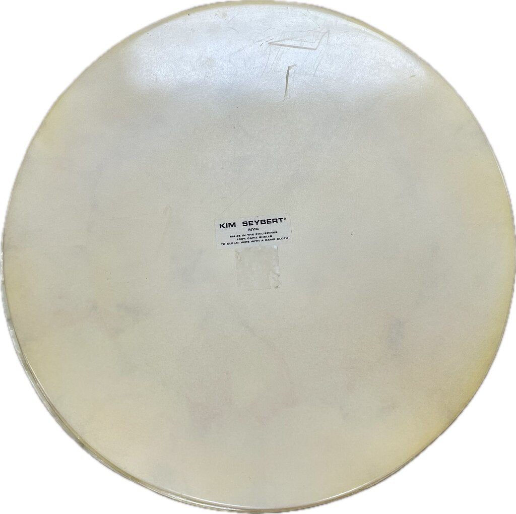 RARE KIM SEYBERT CAPIZ SHELL PLACEMAT