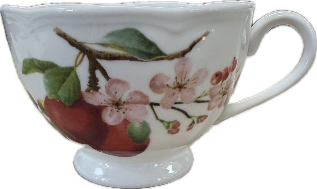 LENOX ORCHID IN BLOOM STACKABLE TEA POT , CUP , AND SAUCER