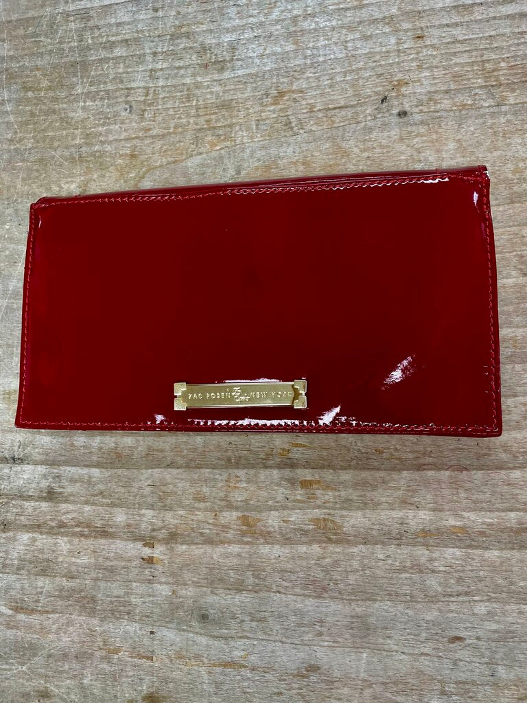 ZAC POSEN PATENT LEATHER CLUTCH