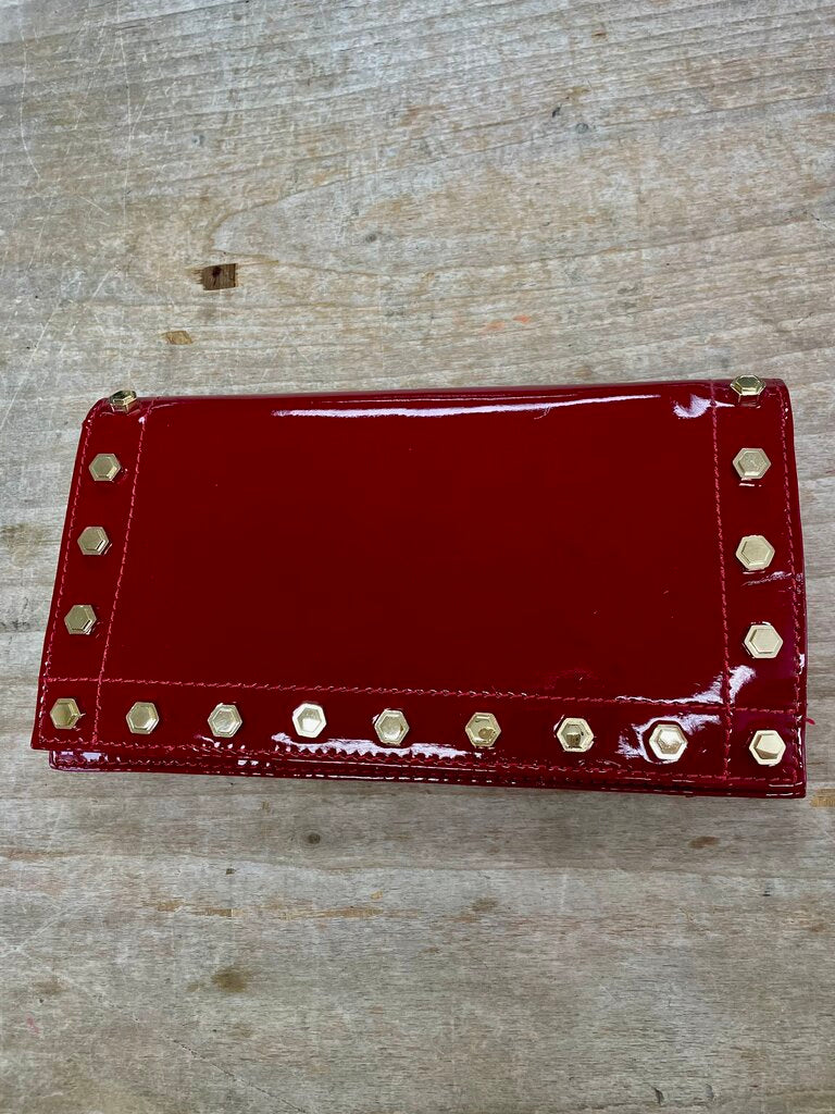 ZAC POSEN PATENT LEATHER CLUTCH