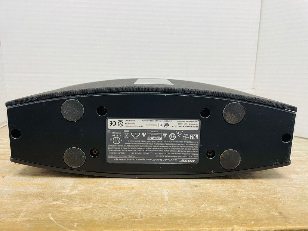 BOSE SOUNDTOUCH WIRELESS MUSIC SYSTEM (CORD AND REMOTE AT REGISTER) L12.5" H7.5"