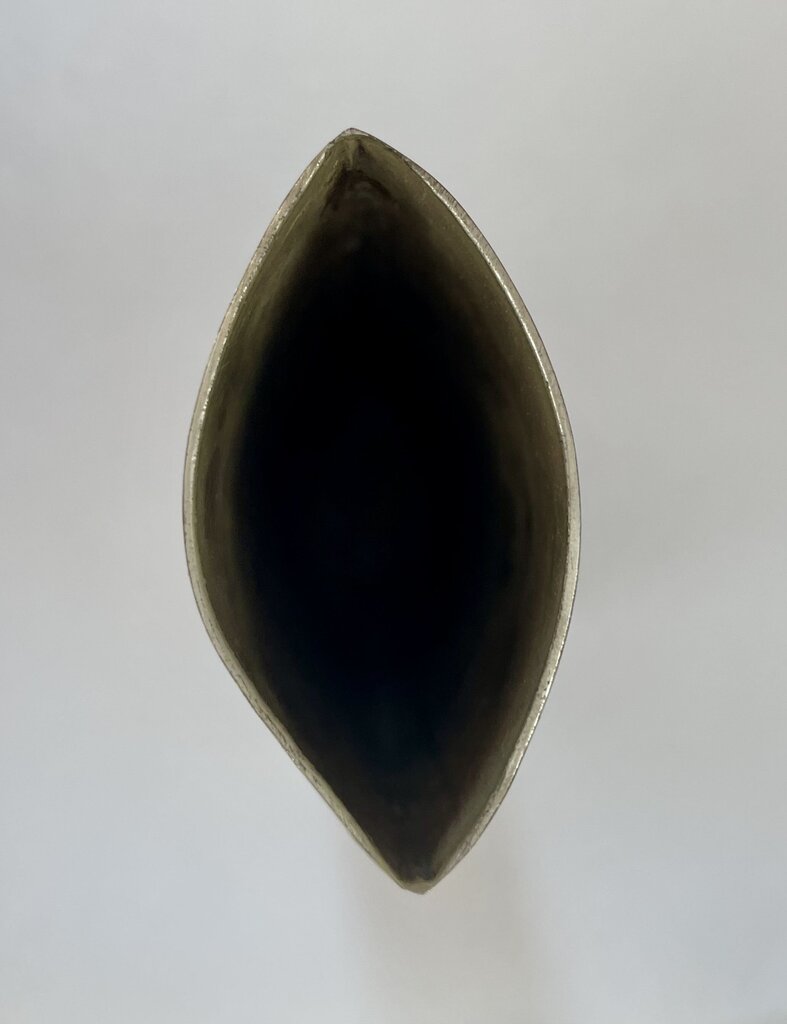 VINTAGE TWOS COMPANY SILVER TONE VASE