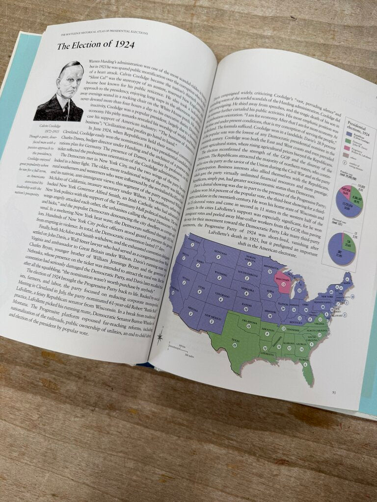 SIGNED THE ROUTLEDGE HISTORICAL ATLAS OF PRESIDENTAL ELECTIONS
