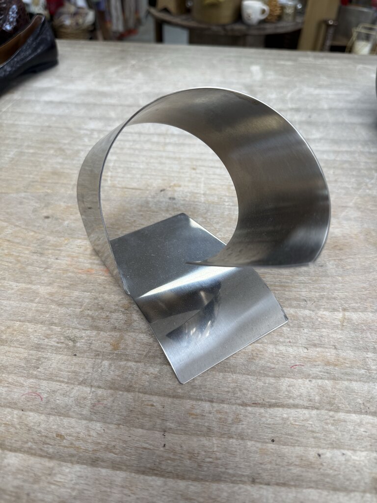 MODERNIST STAINLESS STEEL WINE CRADLE