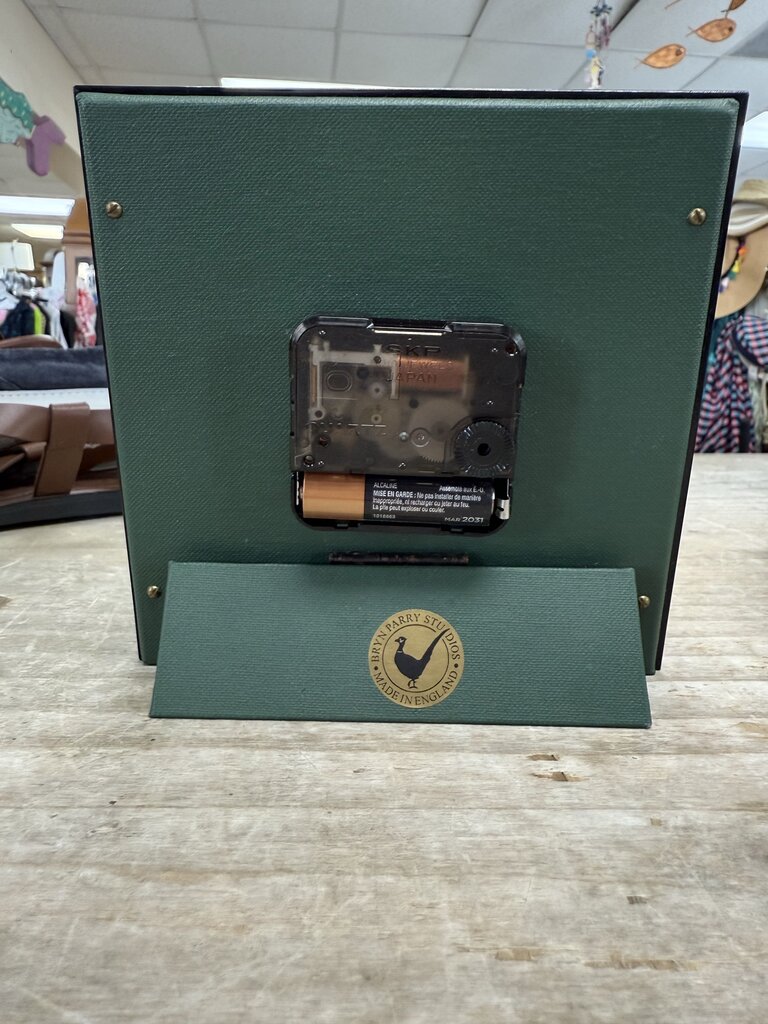 BRYN PARRY STUDIOS WINE BOTTLE DESK CLOCK