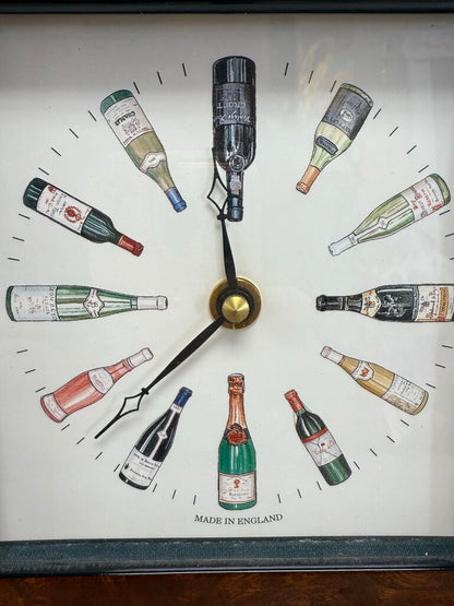BRYN PARRY STUDIOS WINE BOTTLE DESK CLOCK