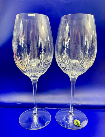 WATERFORD CARINA CRYSTAL SET OF 2 WINE GLASS