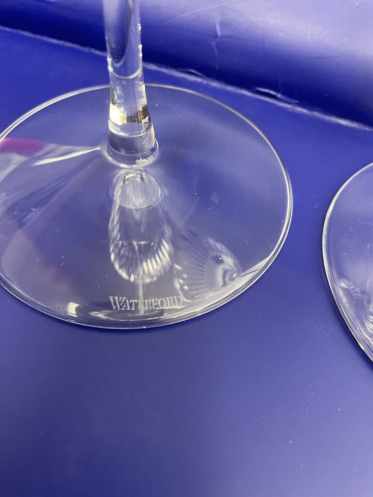 WATERFORD CARINA CRYSTAL SET OF 2 WINE GLASS