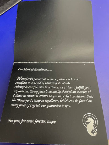 WATERFORD CARINA CRYSTAL SET OF 2 WINE GLASS