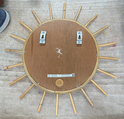 BOHO RATTAN SUN/MOON MIRROR