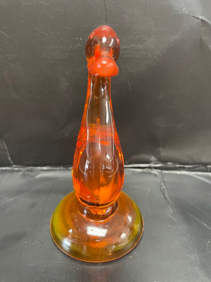 VIKING GLASS SWAN 5" TALL