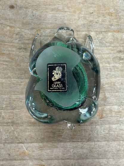 KERRY GLASS PIG PAPER WEIGHT