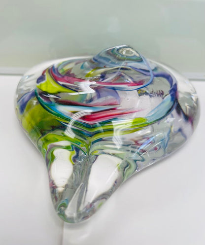 UNITY IN GLASS PAPER WEIGHT