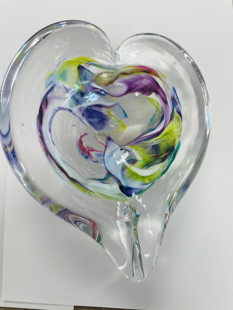 UNITY IN GLASS PAPER WEIGHT